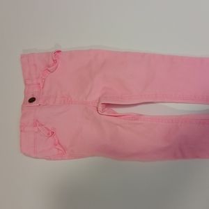 Garanimals pink straight leg girl pants 12 months pull on ruffled pockets